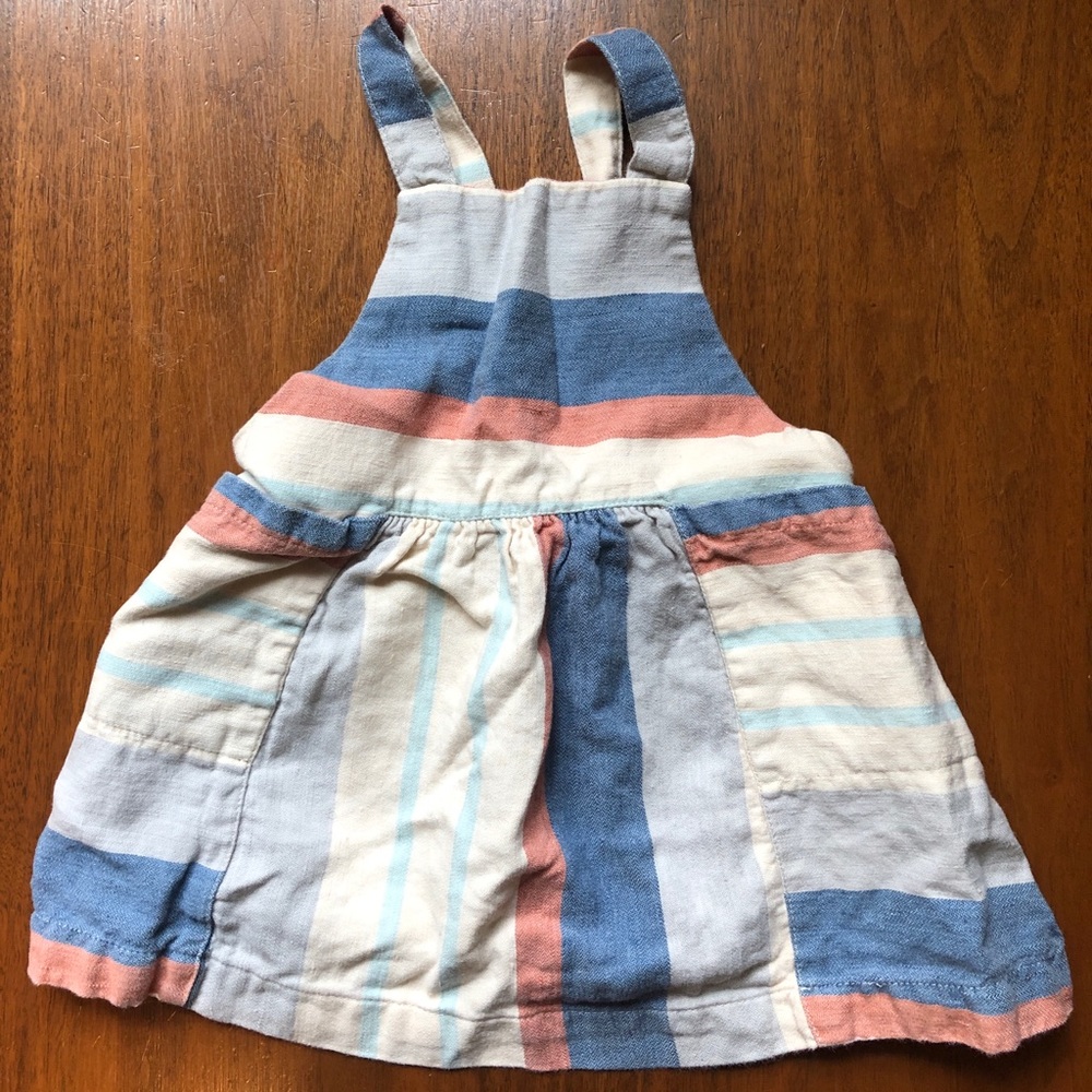 Zara overall linen dress